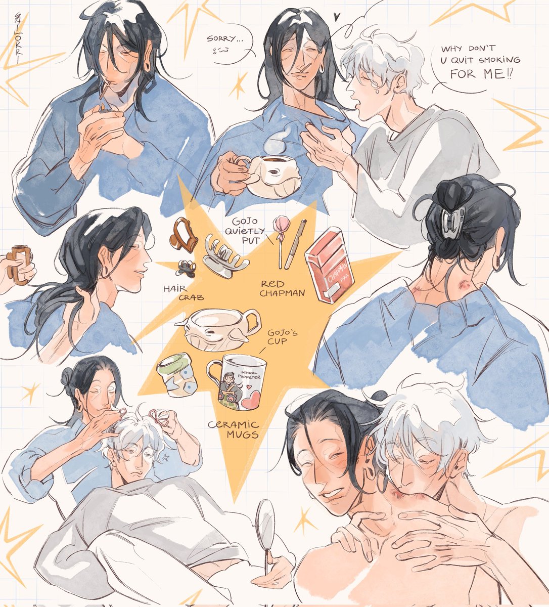 ssailorri's tweet photo. my cute headcanons for Geto🐟

#jjk #GetoSuguru #GojoSatoru #satosugu https://t.co/bAoJNNVfjZ