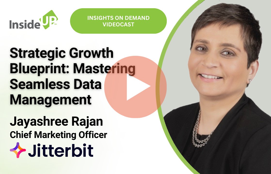 bit.ly/3w3VIAT
Excited to unveil our latest Insights on Demand episode
Join us as we delve into the realm of seamless data orchestration and digital innovation with Jayashree Rajan, CMO of Jitterbit.
#datamanagement #DigitalInnovation #marketingstrategy #insideup