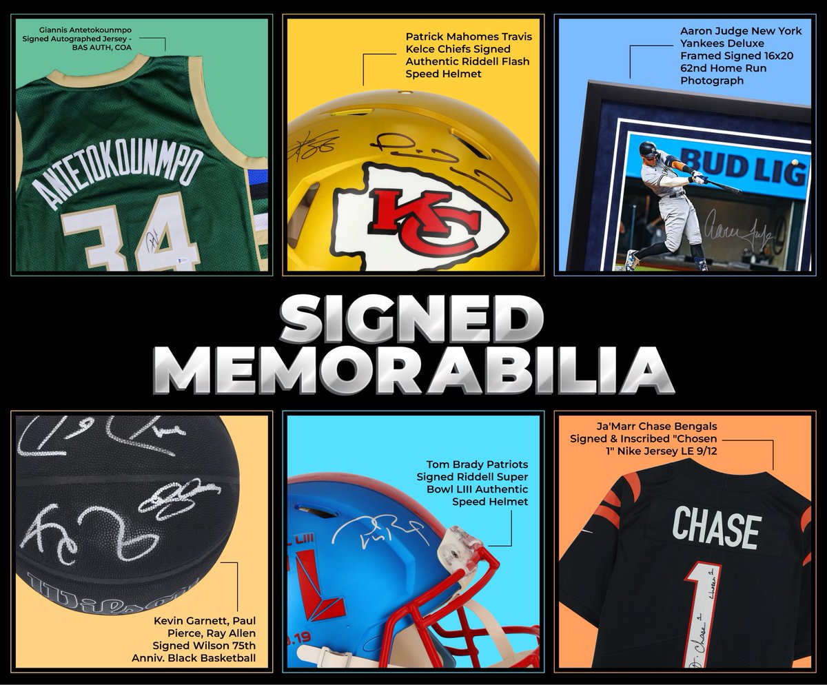 Looking to add to your memorabilia collection? 👀 @FansAuthentic pwccmarketplace.com/weekly-auction…