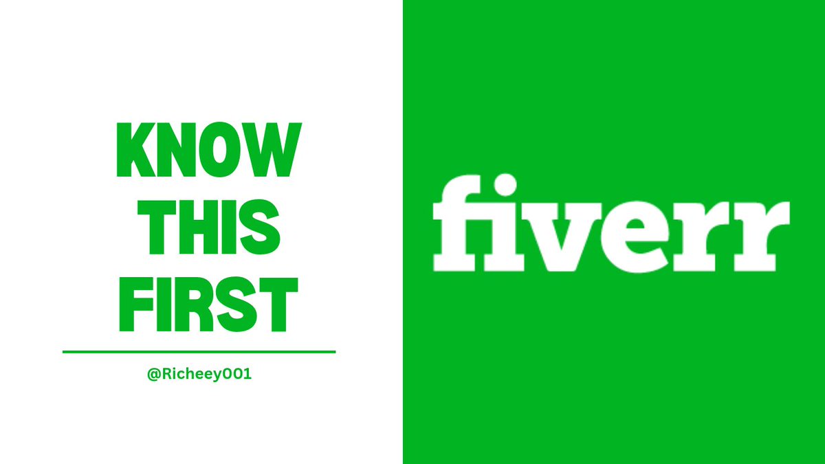 THINGS YOU SHOULD KNOW BEFORE CREATING A FIVERR ACCOUNT TO BEGIN YOUR FREELANCING JOURNEY.

-----------------------------
-Open Thread 👇 -