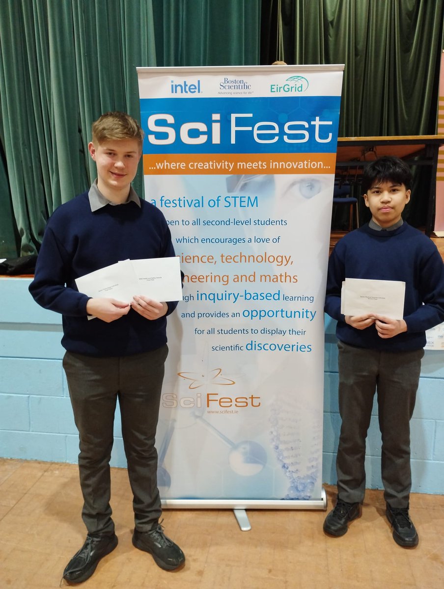 ColaisteCoding's tweet image. What an amazing day @SciFest4STEM for our #STEMTeam congratulations to Killian and JB on their fantastic awards!!!!!!! So proud what a week it has been 🎊🎉🎊🎉🎊🎉🎊 @CbsMullingar