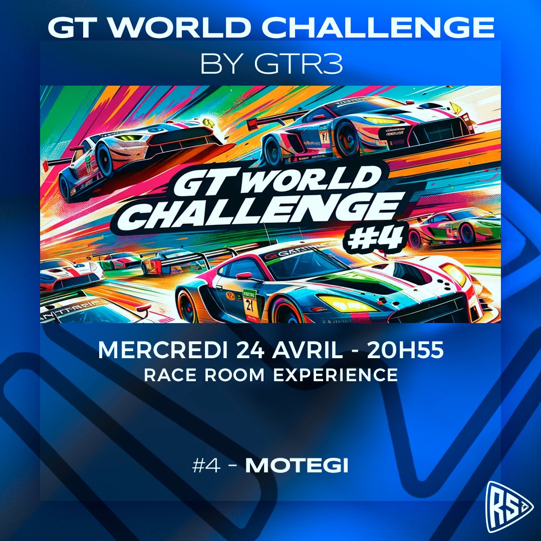 Le GT WORLD CHALLENGE by GTR3 se poursuit ce soir en terres nipponnes.🇯🇵 Une lutte au championnat GT3 qui peut prendre un tournant dès ce soir. A surveiller à partir de 20h55 sur RaceStartTV 👋🏼 twitch.tv/racestarttv