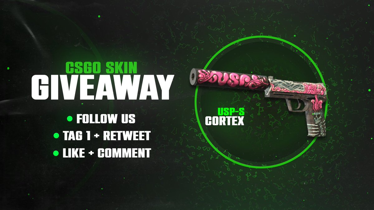 🌳 CSGO GIVEAWAY ($13) 🌳 

🎁 USP-S | CORTEX 🎁

➡️All you have to do to win is:

🟢Retweet + Tag 1 friend    
🟢Like and comment on the video (show proof)  
youtu.be/N2LQYjesqVI

⏰Rolling next week

#CSGOGiveaway #Giveaway #CSGO #CS2