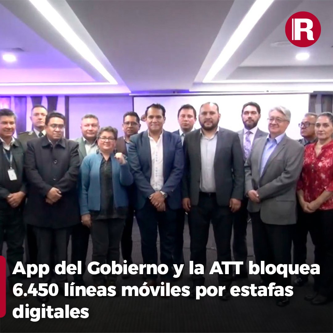 #LaRazónPlus #ATT #Bolivia App del Gobierno y la ATT bloquea 6.450 líneas móviles por estafas digitales. Lea la nota completa: go.la-razon.com/KhfDpm