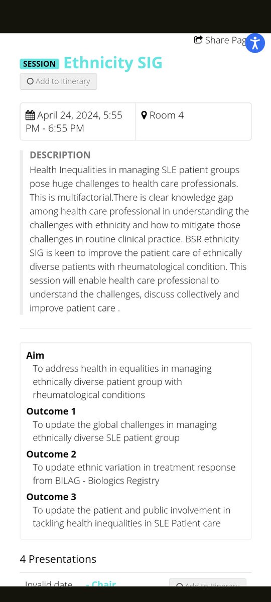 Mia Rodziewicz (@miarodziewicz) on Twitter photo 🚨 Looking forward to hearing about health inequalities in #sle and #NIEAA cohort
📍 Room 4
#BSR24
#ethnicitysig
<a href="/sarahdyball1/">Sarah Dyball</a> <a href="/Lupusdoc/">Ian N Bruce</a> 🚨 Looking forward to hearing about health inequalities in #sle and #NIEAA cohort
📍 Room 4
#BSR24
#ethnicitysig
<a href="/sarahdyball1/">Sarah Dyball</a> <a href="/Lupusdoc/">Ian N Bruce</a>
