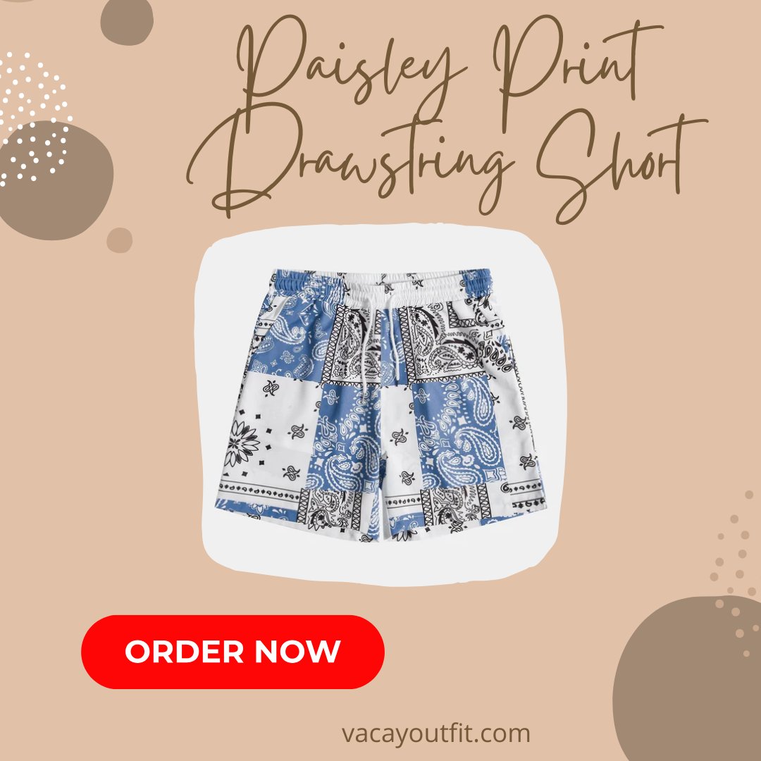 VacayOutfit's tweet photo. Add a pop of pattern to your summer wardrobe with our Paisley Print Drawstring Short! 🌴👖 Perfect for beach days or casual outings, these shorts combine comfort and style effortlessly.
Shop Now: https://t.co/WkperOHmGU
#drawstringshort #paisleyprint https://t.co/2CSxHB7h0r