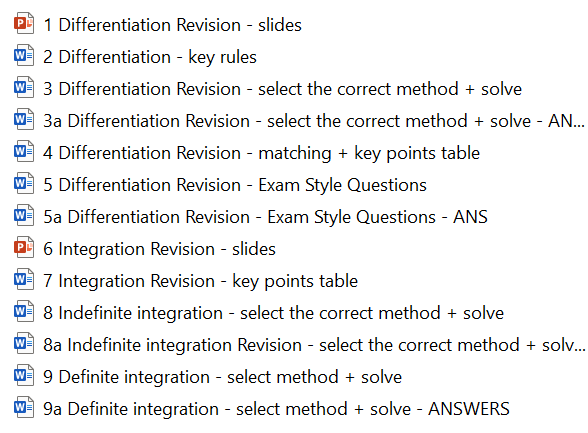 ECR_Maths's tweet photo. Updated from last year: A mega differentiation and integration revision series for A Level Maths; will probably take about 6 lessons to complete.
Questions mainly taken from Madas Maths (which is brilliant)
Answers all on the slides for easy self-checking.
https://t.co/92EijhaMlj https://t.co/LLHXzOKIHe