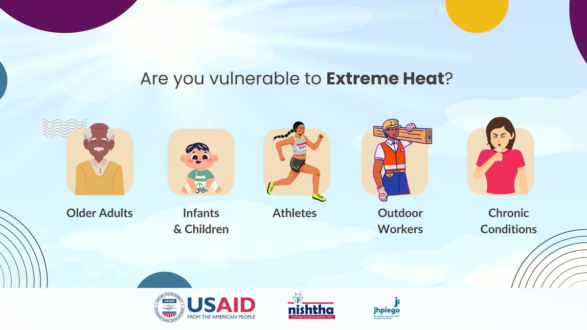 As summer approaches, let's prioritize support for #vulnerablecommunities at risk during #heatwaves. Let's extend a helping hand to the elderly, homeless, and others in need, ensuring they have access to cool spaces and resources for a safe summer.