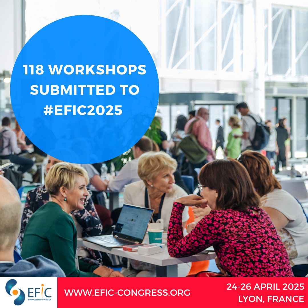 🎉We are happy to announce that 118 workshops have been submitted to the #EFIC2025 Congress! If you also wish to shape the #EFIC2025 scientific programme, watch out for late workshop submission opening later this year: brnw.ch/21wJ8Ja