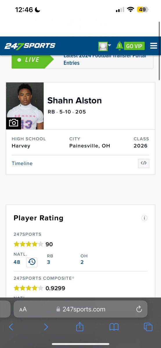 Shahn Alston (@shahnalston3) on Twitter photo Blessed to be ranked a 4⭐️! Number 2 player in Ohio and Number 3 RB in the Country! <a href="/247recruiting/">247Sports Recruiting</a> <a href="/247Sports/">247Sports</a> <a href="/AllenTrieu/">Allen Trieu</a> <a href="/Andrew_Ivins/">Andrew Ivins</a> <a href="/TomLoy247/">Tom Loy</a> <a href="/mickdwalker/">Mick Walker</a> <a href="/BobbyDeren/">Bobby Deren</a> <a href="/Birm/">Jeremy Birmingham</a> <a href="/Bill_Kurelic/">Bill Kurelic</a> <a href="/KevinSinclair_/">Kevin Sinclair</a> <a href="/TremendousUM/">Steve Lorenz</a> <a href="/Evan_Flood/">Evan Flood</a> <a href="/ChrisNTrevino/">Chris Treviño</a> <a href="/C_Robinson247/">Corey Robinson</a> Blessed to be ranked a 4⭐️! Number 2 player in Ohio and Number 3 RB in the Country! <a href="/247recruiting/">247Sports Recruiting</a> <a href="/247Sports/">247Sports</a> <a href="/AllenTrieu/">Allen Trieu</a> <a href="/Andrew_Ivins/">Andrew Ivins</a> <a href="/TomLoy247/">Tom Loy</a> <a href="/mickdwalker/">Mick Walker</a> <a href="/BobbyDeren/">Bobby Deren</a> <a href="/Birm/">Jeremy Birmingham</a> <a href="/Bill_Kurelic/">Bill Kurelic</a> <a href="/KevinSinclair_/">Kevin Sinclair</a> <a href="/TremendousUM/">Steve Lorenz</a> <a href="/Evan_Flood/">Evan Flood</a> <a href="/ChrisNTrevino/">Chris Treviño</a> <a href="/C_Robinson247/">Corey Robinson</a>
