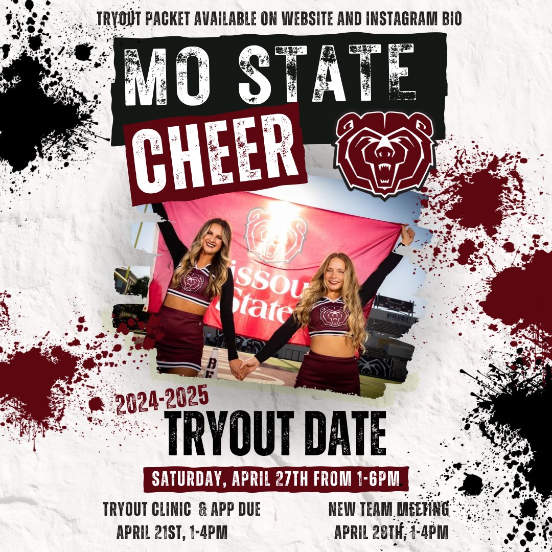 Missouri State Cheerleading tweet media