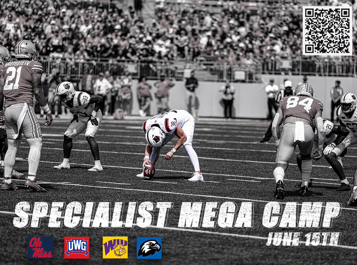 🗣️ Best specialist camp in the country on June 15th in Jonesboro! Use the QR code to get signed up for training, charting, and competition! ‼️