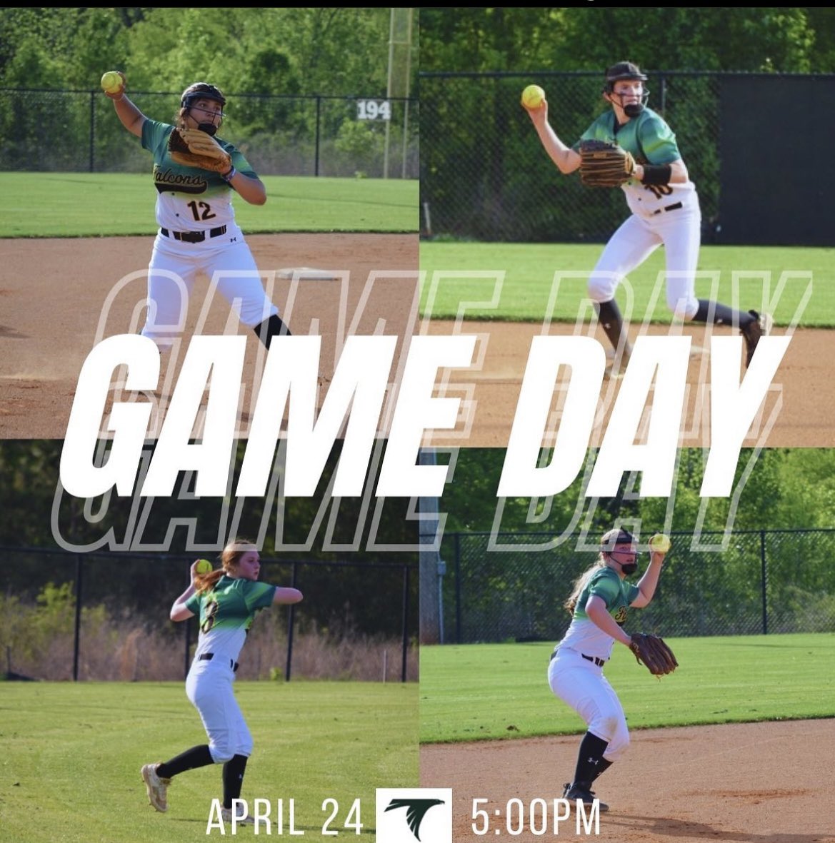 TODAY is the last game before the Area Tournament! Come support the JP2 Softball Team on this away game vs Columbia. Go Falcons!🥎 Game starts at 5:00pm.