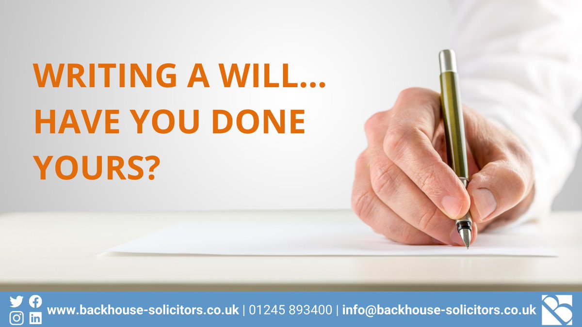 If you would like your Will prepared, speak to one of our friendly, expert Will writers. Visit zurl.co/2AbA for more information. #wevegotyourback #wills #willwriting #willexperts #legaladvice #makingawill #updatingawill