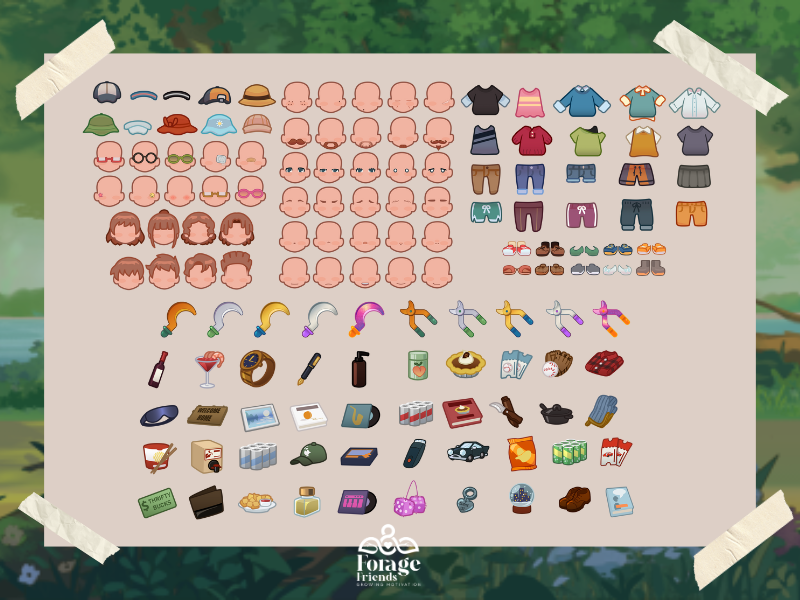 It's WIP Wednesday! 🌱 We're making progress on our in-game icons, including: 🎨 Avatar customization 🛠️ Greenhouse tools 🎁 Gifts for romanceable characters What do you think? Reply and let us know! #indiegamedev #gui #uxui #cozygames