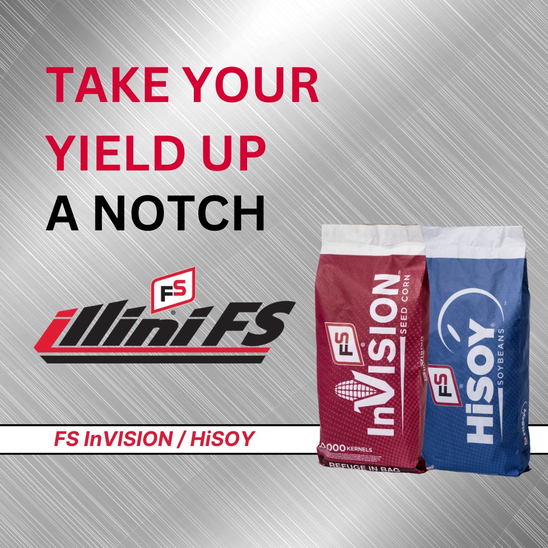 IlliniFS_'s tweet photo. Boost your yields with InVISION HiSOY seeds - top genetics, adaptability, proven results. Trust Illini FS for a stellar yield! #InVISION #HiSOY #IlliniFS https://t.co/XnzHQZgaEX