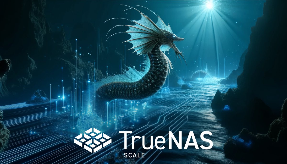 TrueNAS SCALE 24.04 “Dragonfish” roars onto the scene in its official release today! bit.ly/4b9XhMi