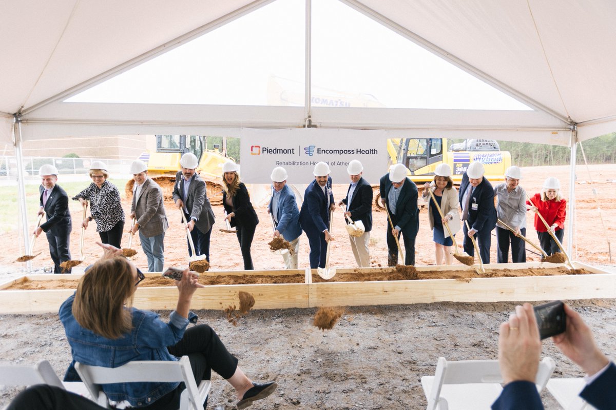 Encompass Health and Piedmont recently held a groundbreaking ceremony for a new inpatient rehabilitation hospital in Athens, Georgia. The 40-bed hospital is expected to open in 2025. To learn more about this state-of-the-art facility visit ehc.rehab/49Ltw3n