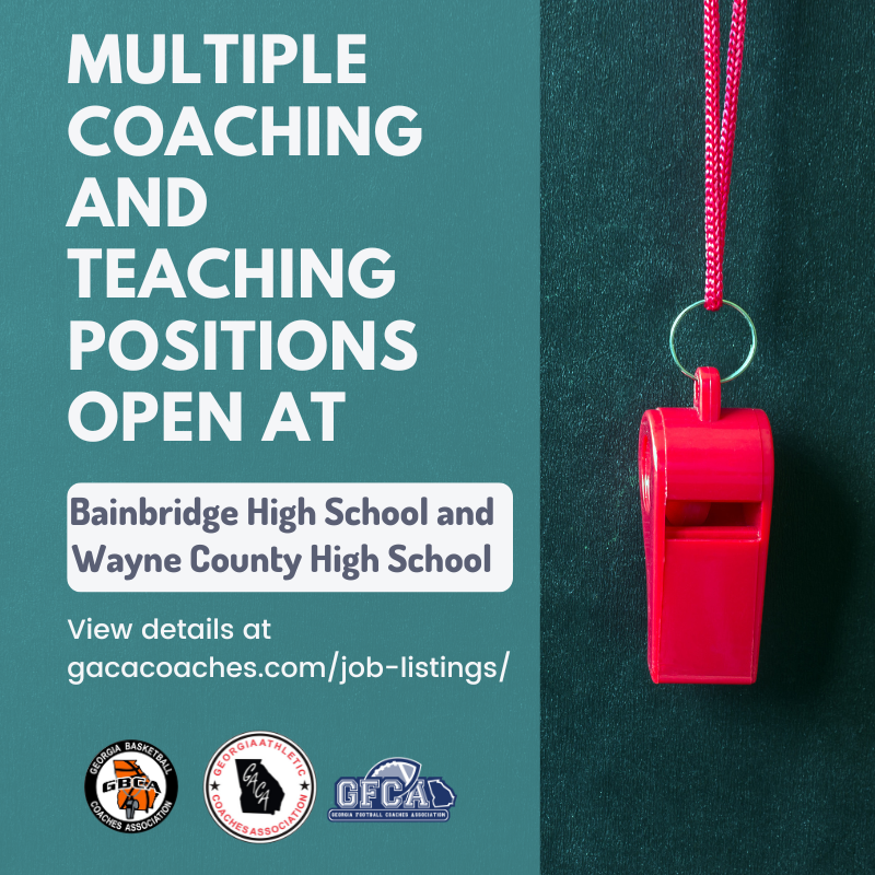Multiple Coaching and Teaching positions open in Decatur County. Bainbridge High School: Contact Christopher Bryant at cbryant@dcboe.com or call 229-243-6809. Wayne County High School: Contact Dr. Bret McDaniel at bmcdaniel@tattnall.k12.ga.us or call 912-427-1088