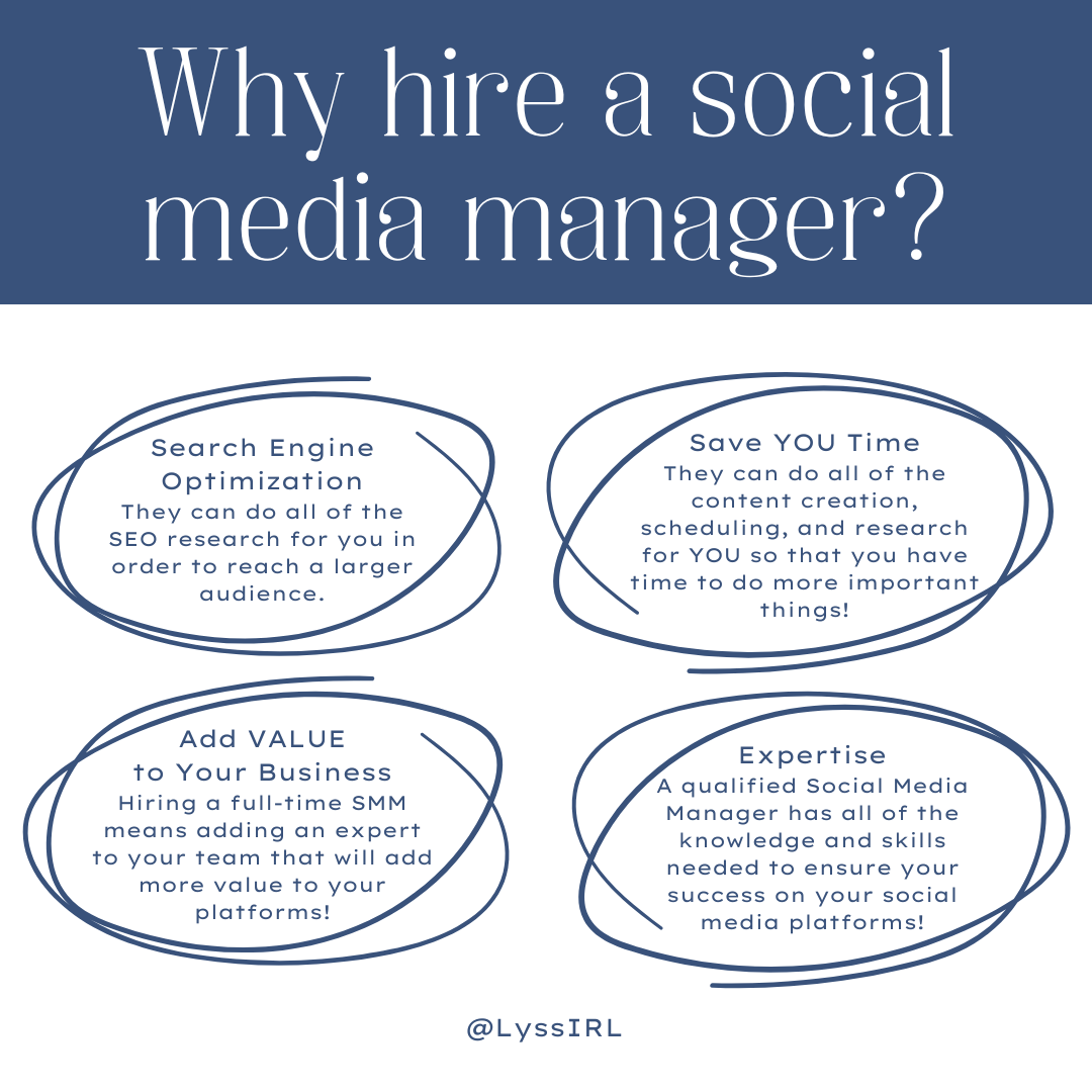 _LyssIRL's tweet photo. 🚀 Elevate your online game with a social media manager! 🌟

1️⃣ Boost visibility with SEO 📈 
2️⃣ Save time with content creation &amp; scheduling ⏰ 
3️⃣ Add serious value to your business 💼 
4️⃣ Get expertise for social media success 💪

Ready to level up? Let's chat! 📲 https://t.co/m20akcuj2n
