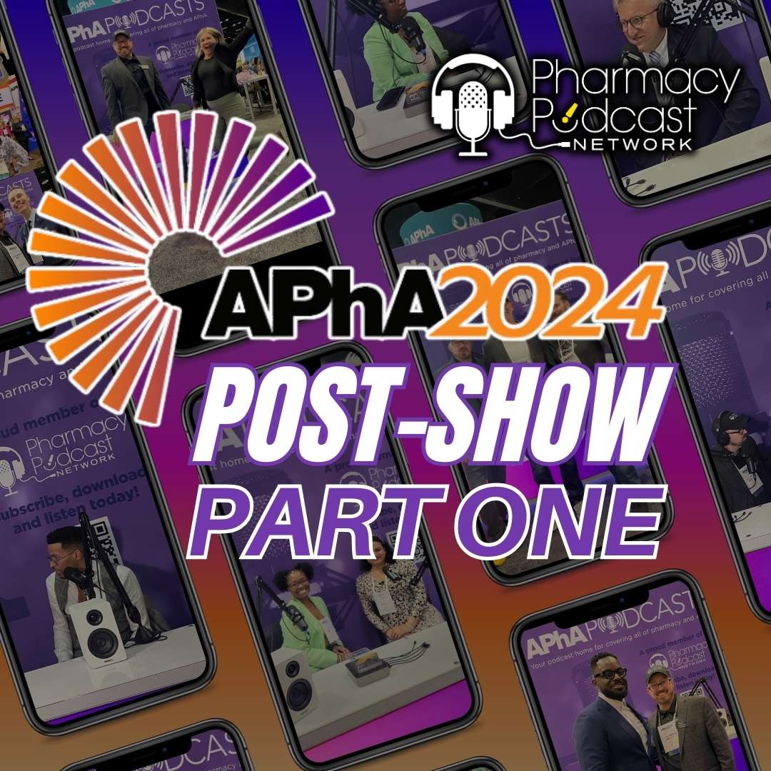 We're excited to release the next part of the #APhA2024, Listen to the Post-Show #Podcast series, here's part 3 with @DrakeCPHS P2 #PharmacyStudent Madeline 

PART THREE: 
pharmacypodcastnetwork.podbean.com/e/part-three-a…