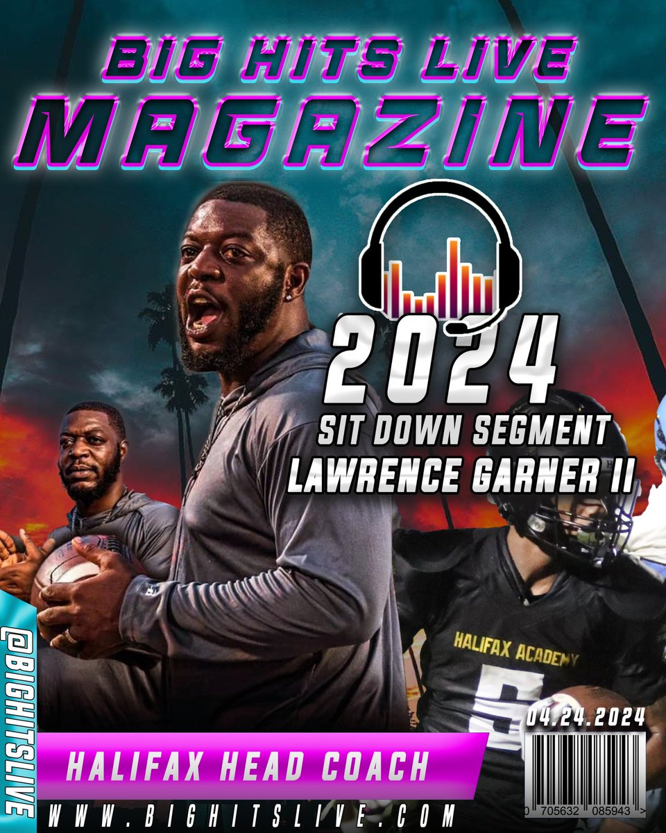 This year sit down segment is with new head coach @CoachLaw2302 from Halifax football we do this sit down once a year with a new head coach last year was Seabreeze head coach . @FlaHSFootball @HSFB_Scoreboard @CenFLAPreps @fbscout_florida @larryblustein @DanLaForestFB