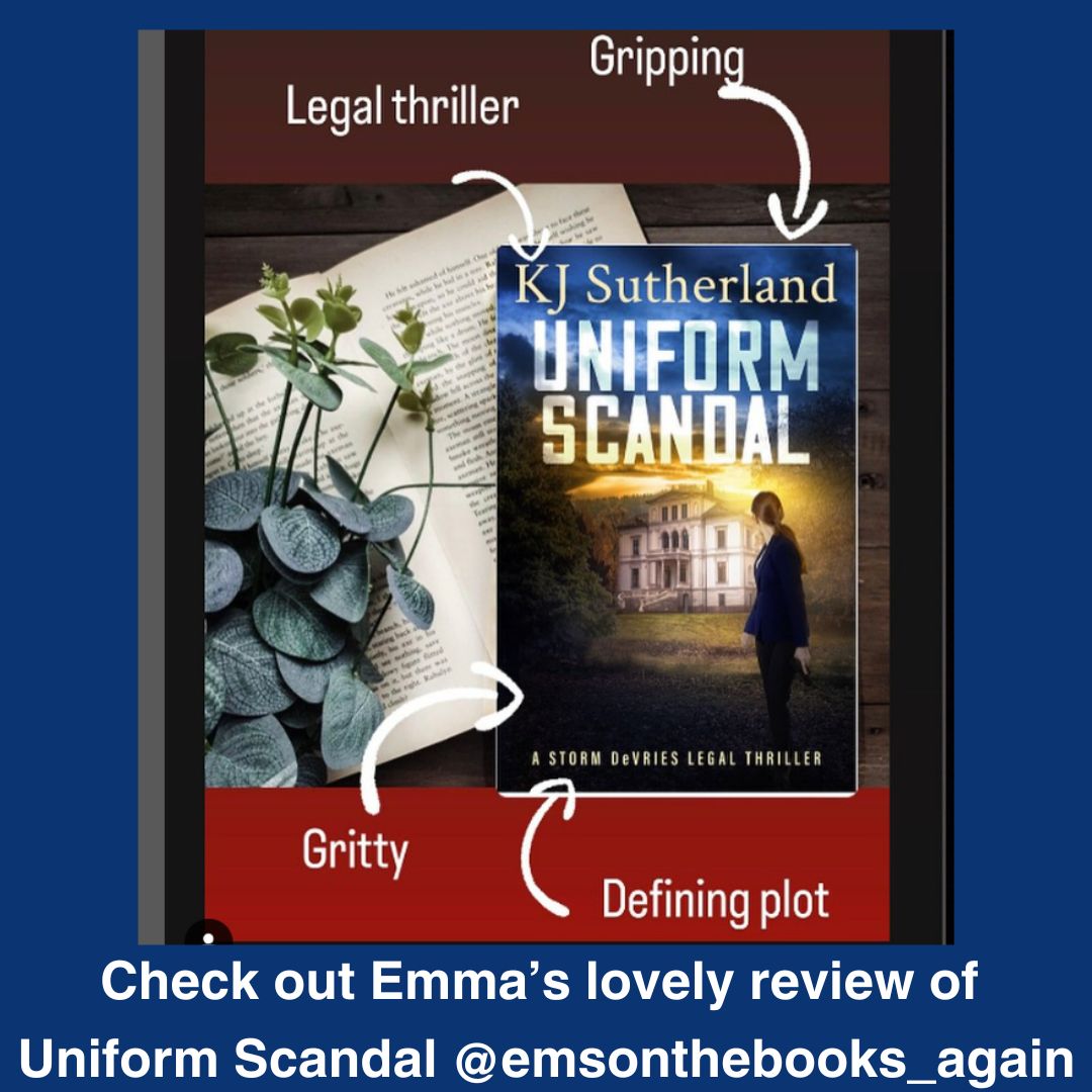 Check out all of Emma's book reviews on Insta   @emsonthebooks_again
Check out Uniform Scandal at amazon.com/dp/B0CTG3ZDYB
A latent sex scandal. An underground network. A lawyer in trouble.
#legalthriller
#thrillerbooks
#mystery
#bookreviews