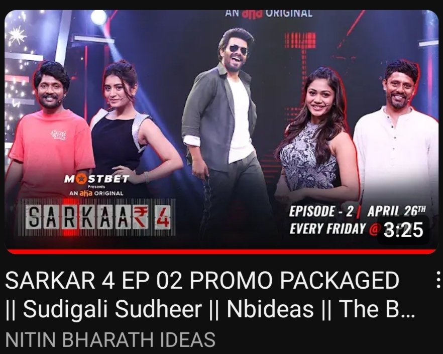 rajravi551's tweet photo. I liked the director team thumbnail @sudheeranand #SudigaliSudheer #Sarkar4 #2ndEpisodePromo #FunAndEntertainment #26April https://t.co/caysoRnel0