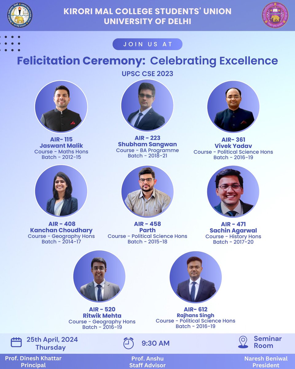 Kirori Mal College Alumni (@kirorimalalumni) on Twitter photo 