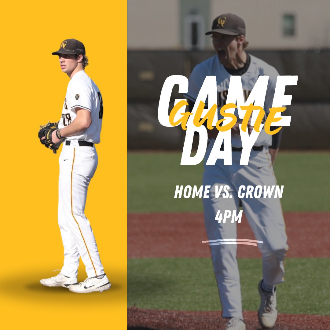 Back home. Crown at 4. 

#GoGusties | #d3baseball