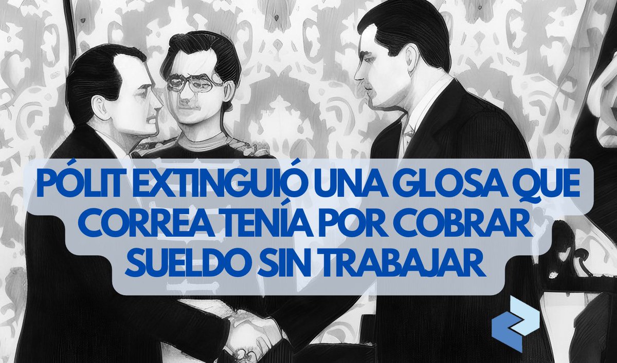 CodigoVidrioEc's tweet photo. Apenas llegó al cargo, Carlos Pólit extinguió una glosa de 22,8 millones de sucres, que Rafael Correa tenía desde 1995. Fue glosado por cobrar su salario con fondos públicos sin trabajar, en un proyecto del Ministerio de Educación con el BID.
🔎 https://t.co/TTTO9P2PFT https://t.co/AeajcVDoyp