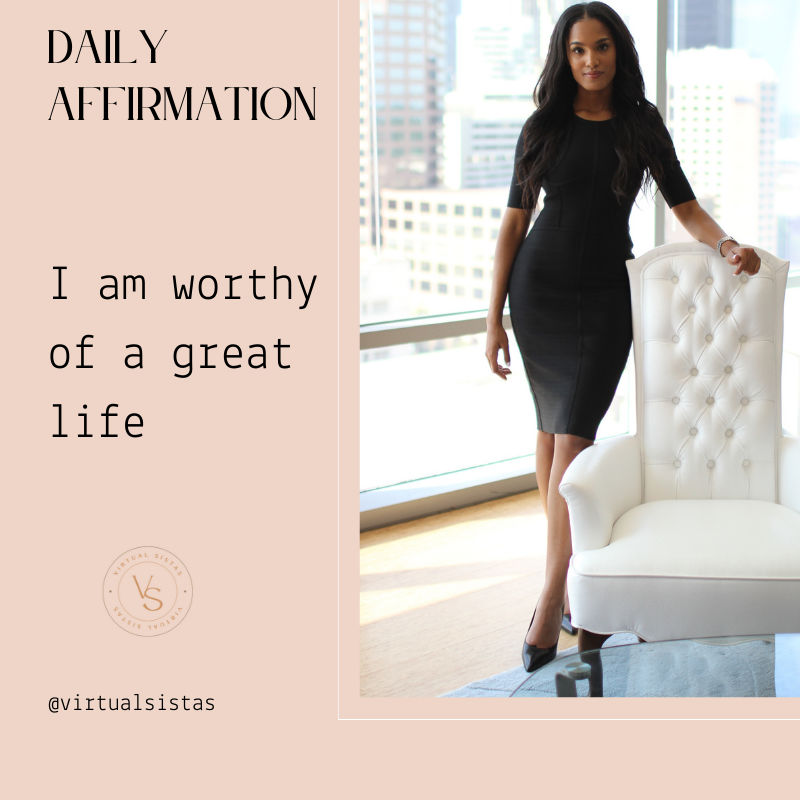✨Daily Affirmation✨
.
I am worthy of a great life
.
.
.
.
.
.
#Virtualsistas #VirtualAssistantService #AIHelp #VirtualWorkforce #OnlineSupport #DigitalWorkplace #RemoteAssistant #EfficientWork #VirtualTeam #SmartAssistant #BusinessProductivity #TaskHandler