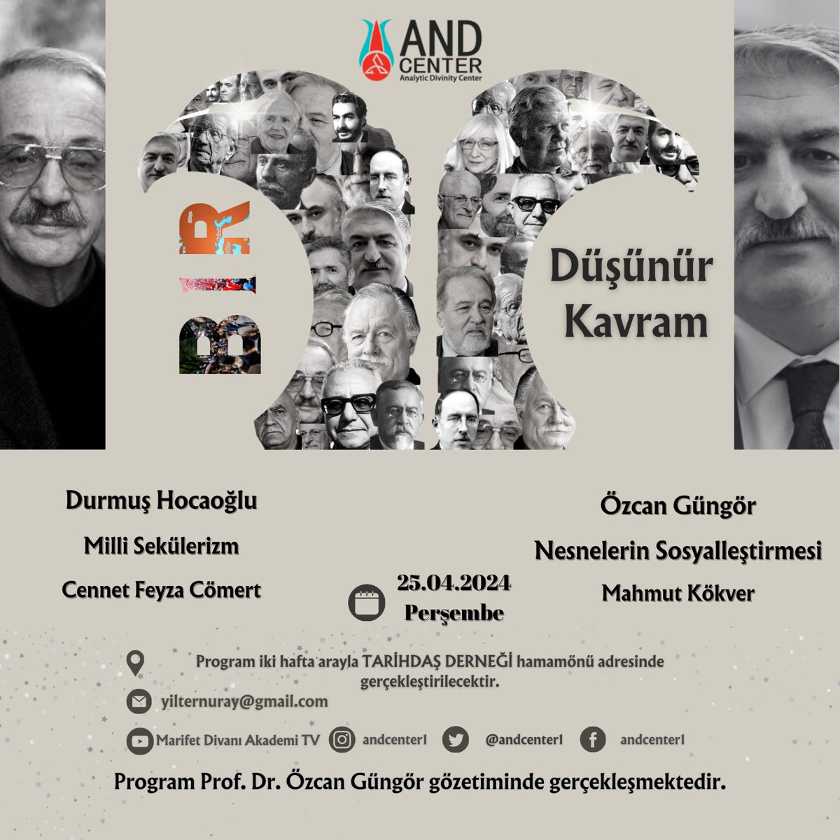 andcenter1's tweet photo. Yarın gerçekleşecek olan programımızda, Cennet Feyza Cömert'ten"Durmuş Hocaoğlu'nun Milli Sekülerizm" ve Mahmut Kökver'den "Özcan Güngör'ün Nesnelerin Sosyalleştirmesi" kavramlarını dinleyeceğiz. Programımız Tarihdaş Derneği'nde gerçekleşecektir. Müsait olan herkesi bekleriz ✨️ https://t.co/k9Jph5NKXq