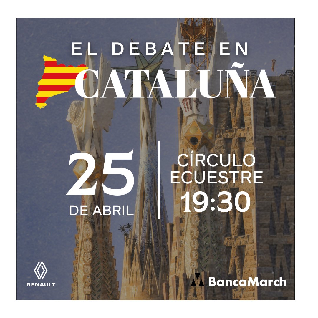 🗞 El Debate presenta en Barcelona este jueves su nueva delegación en Cataluña 📍 A las 19:30 horas en el Círculo Ecuestre 👥 Con @bieitorubido y @ABullonMendoza como anfitriones 🔗 Más información en: eldbt.com/m9j98