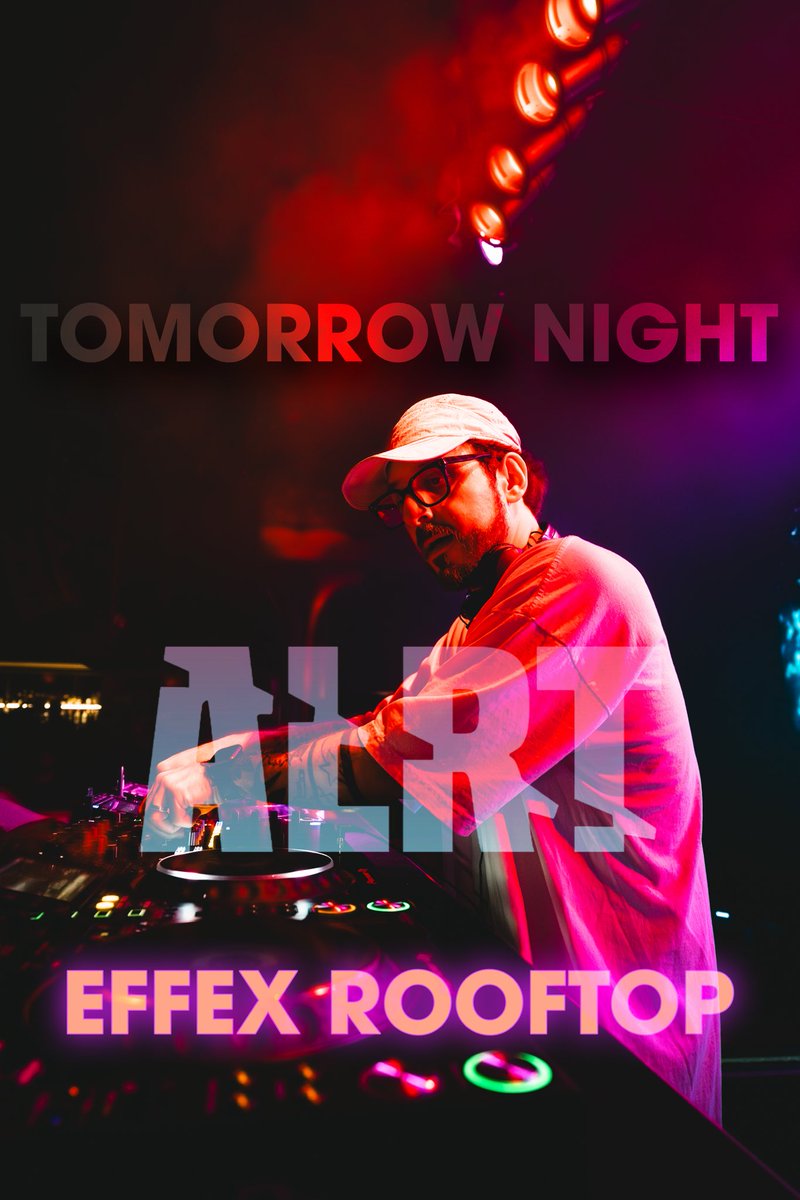 astrlent's tweet photo. TOMORROW NIGHT AT EFFEX 🕺🏽🪩

ALRT is bringing that BASS HOUSE to ABQ with his debut at the Effex Rooftop and STACKED hometown line-up joining him 🏡🚨

We still have $12 TICKETS available at the LINK IN OUR BIO 🔗 https://t.co/ekEyzVocMl