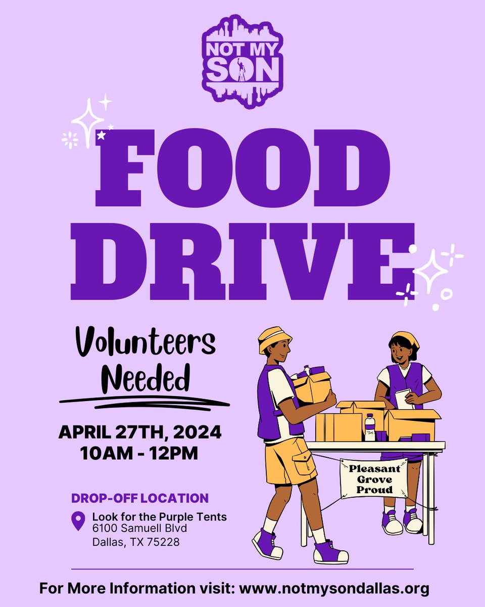"Happy Monday, Purple Tide! 🌟 Join us Sat, April 27, 10AM-12PM for our Fresh Produce Drive at 6100 Samuel Blvd, Family Dollar parking lot. Your help will make a huge impact! See you there! 🍎🥦 Register here: slktxt.io/ZPQz/179560205 #VolunteerWithPurpose"