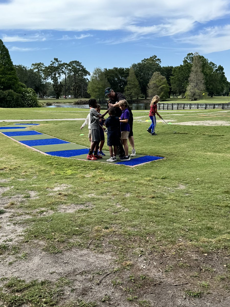 PALtampa's tweet photo. Wrapping up a fantastic week 4 at First Tee of Tampa Bay! Our young golfers focused on perfecting their putting and hybrid skills. 🏌️‍♂️⛳️ #JuniorGolf #FirstTeeTampaBay @CityofTampa https://t.co/QF0zMuidpQ