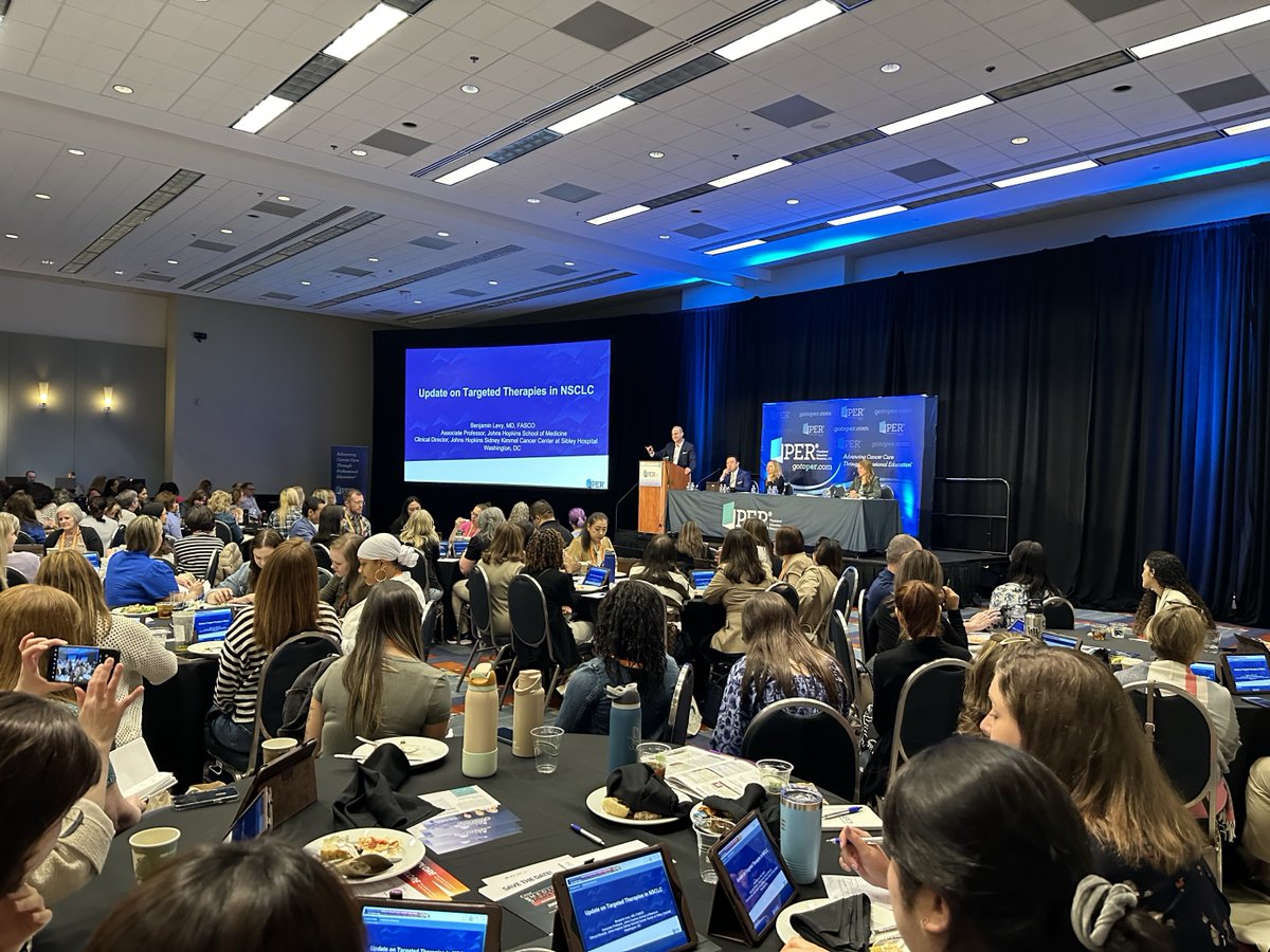Thank you for joining us at our NSCLC session at ONS Congress today with @StephenVLiu, @benlevylungdoc, Laura Macke, MS, FNP-C, AOCNP, & Michelle Turner, MSN, CRNP! 🩺We have 4 more sessions on various oncology nursing topics! Explore the sessions here: bit.ly/49CHzZ6