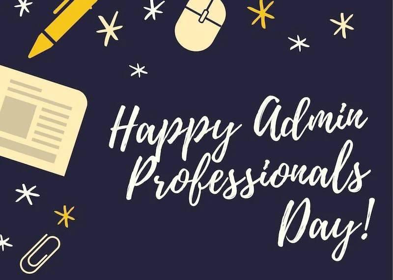 One behalf of SPACE, we say Happy Administrative Professionals Day! We appreciate our administrative colleagues and all of the work they do on a daily to keep our program moving! THANK YOU!