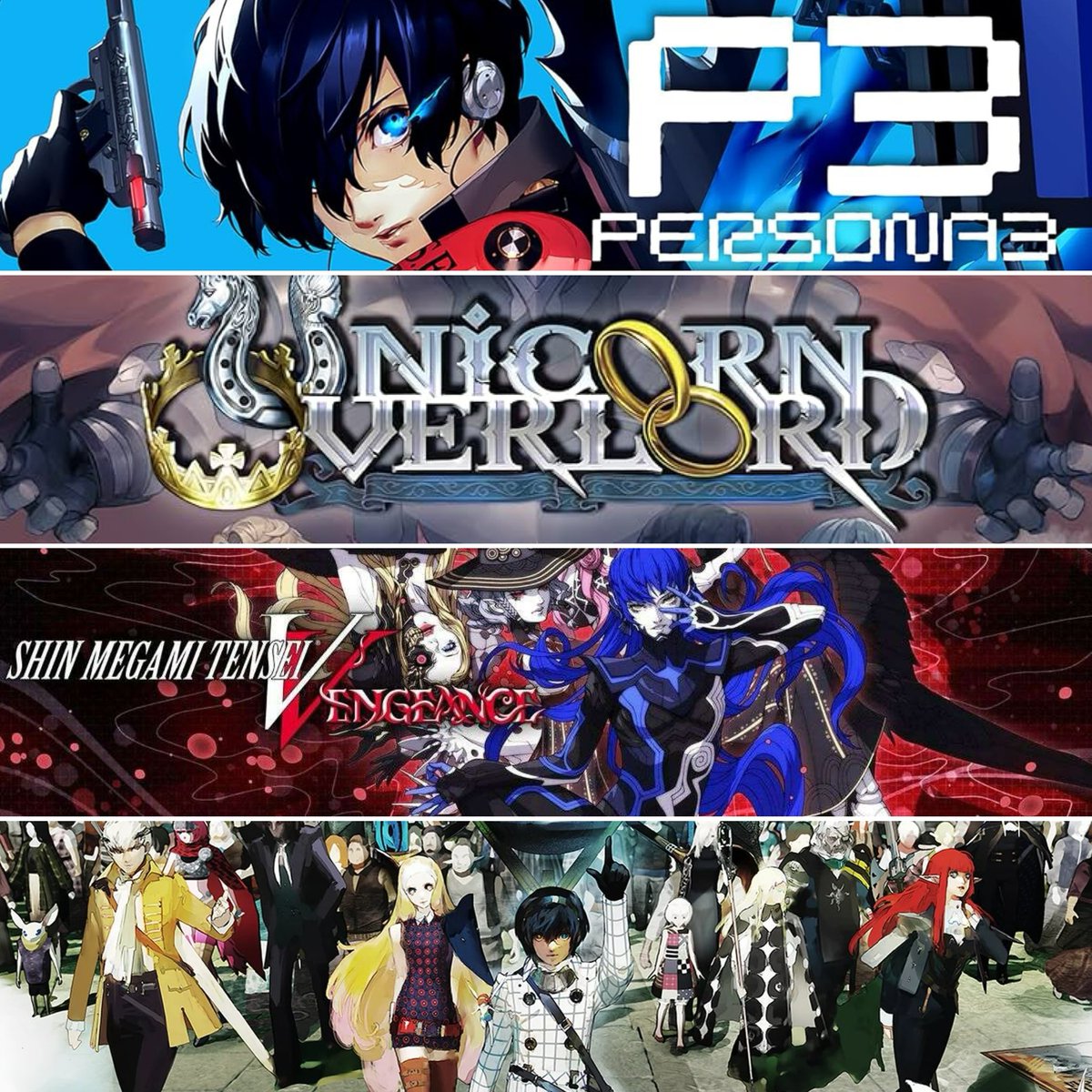 Pour moi, ATLUS est le développeur/éditeur de l’année. • Persona 3 Reload est un succès à tous les niveaux. • Unicorn Overlord (édité par ATLUS) a fait l’effet d’une bombe ! • SMT V était déjà un bon JRPG mais avec SMT VV on va s’régaler ! • Metaphor Re : Fantazio 🤩