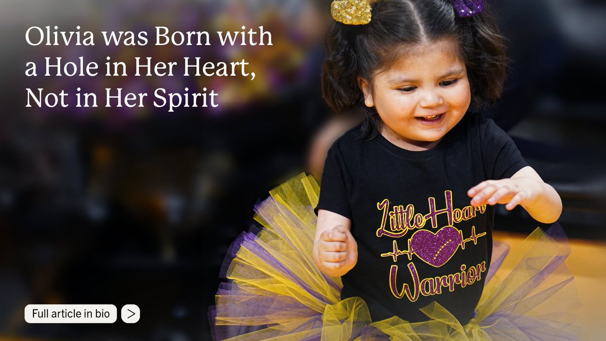 Olivia was born with only half her heart working, positioned on her right side, with a hole in it. Her mom, Irene, was determined to give Olivia every chance to survive. After receiving a #HeartTransplant, she's now thriving. Read her story: ucla.in/3xZmPNR