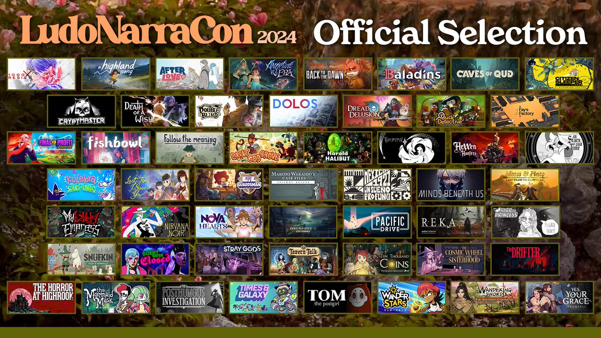 #LudoNarraCon will run May 9-13 and feature an official selection of 50+ indie narrative games, 17 panels &amp; fireside chats, 40+ game demos and a massive story-rich games sale. 

Want to be notified when #LudoNarraCon kicks off? Subscribe to our newsletter: bit.ly/FellowTravelle…