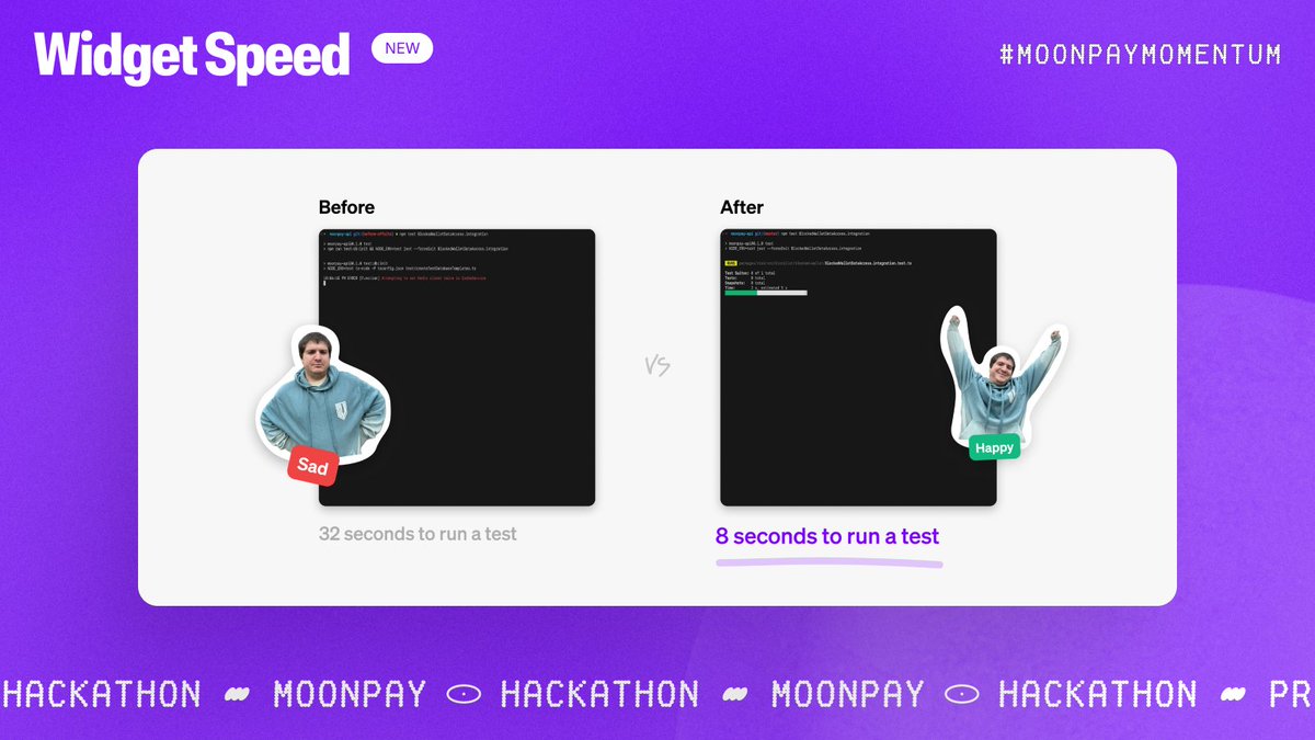 We made our widget loading time 14% faster.🏃 This makes integrating MoonPay infrastructure quicker for Partners and Developers. 🏛️