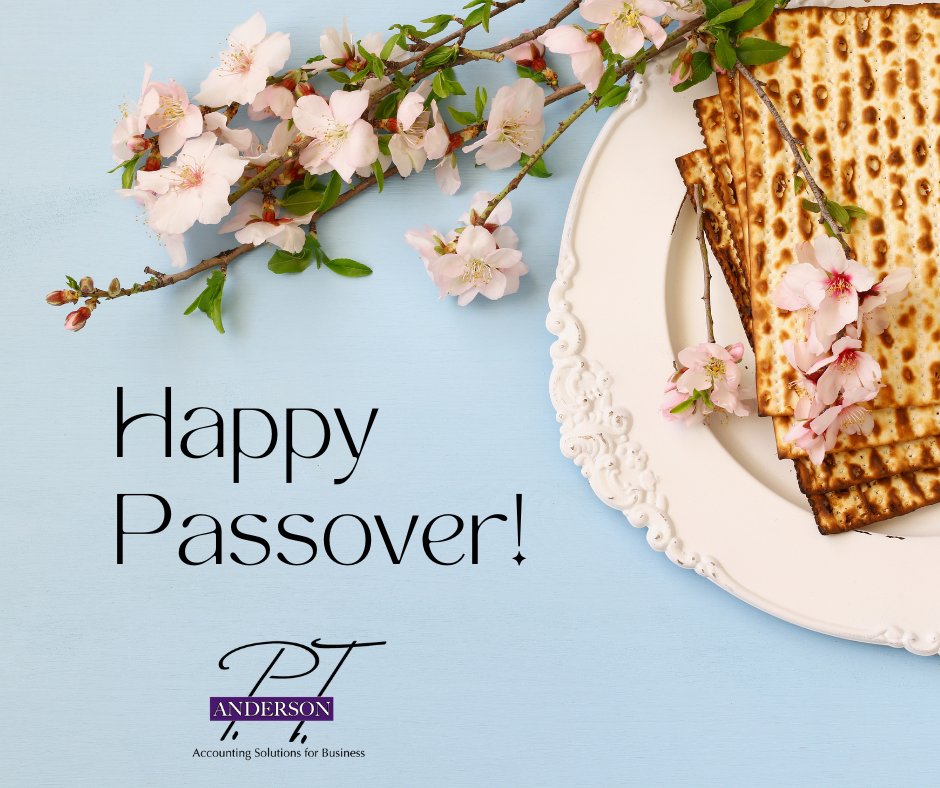 ptandersoninc's tweet photo. Happy Passover to our clients, colleagues, and friends who celebrate! 

P.T. Anderson would like to wish you and your family a full plate and happy heart this Passover! https://t.co/TDA8Arjwt2