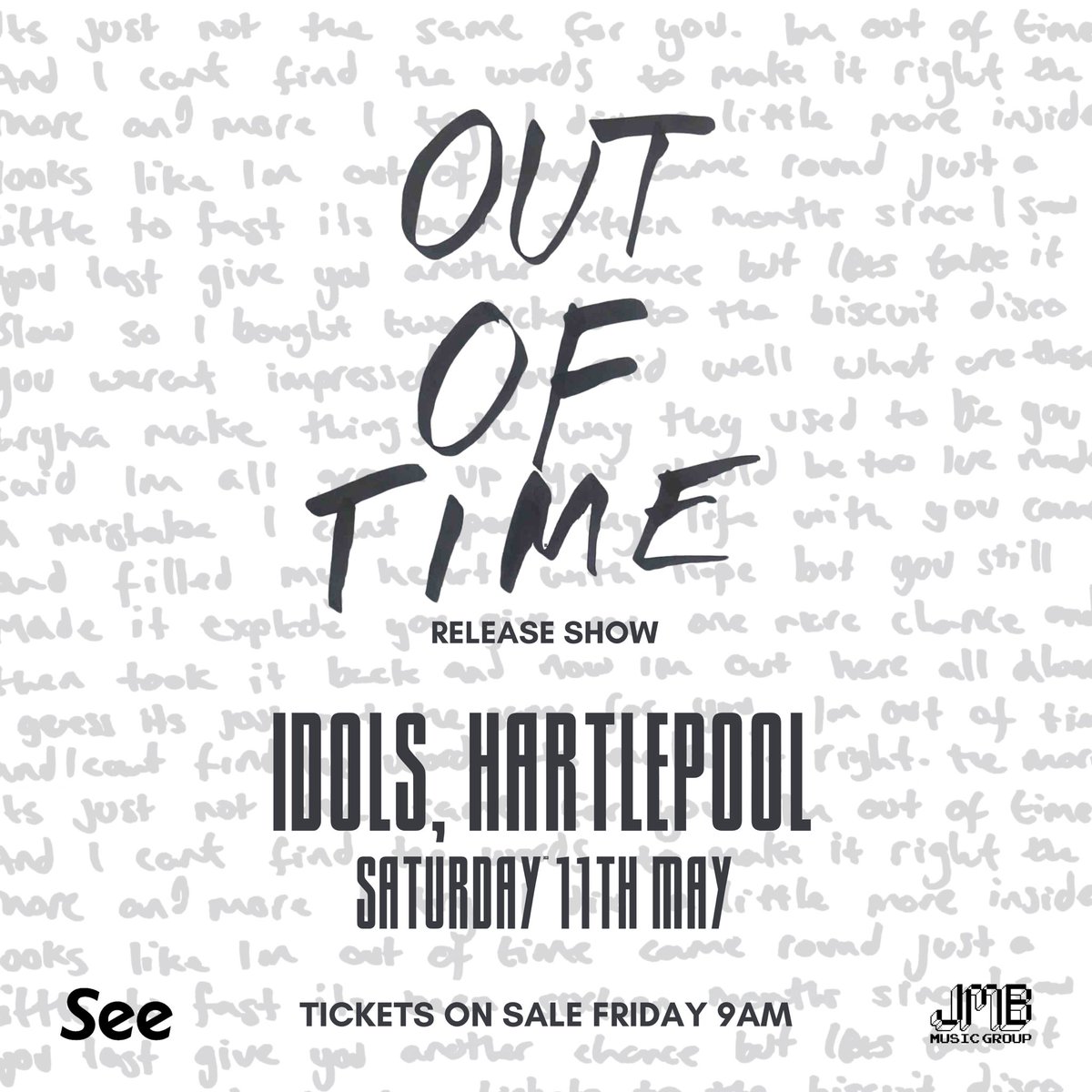 Were kicking off the release of my upcoming single ‘Out of Time’ in style by throwing a super intimate release party at one of my favourite places ⚡️ Come celebrate with us Saturday 11th May 🎉 Tickets on sale Friday 9am Who’s coming ????
