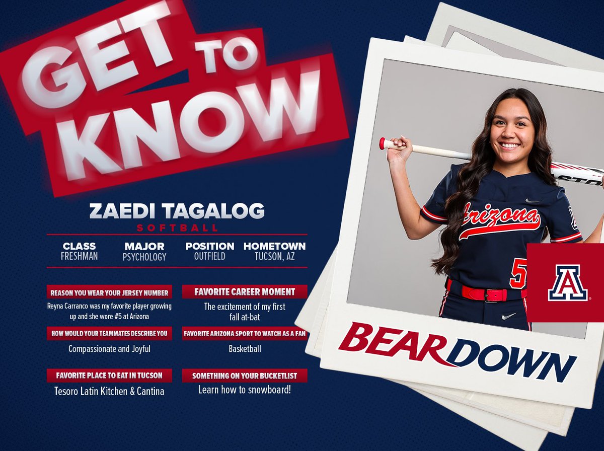 𝑮𝒆𝒕 𝒕𝒐 𝑲𝒏𝒐𝒘 𝒕𝒉𝒆 𝑾𝒊𝒍𝒅𝒄𝒂𝒕𝒔 😼 Excited to have Zaedi as a hometown Wildcat! #BearDown