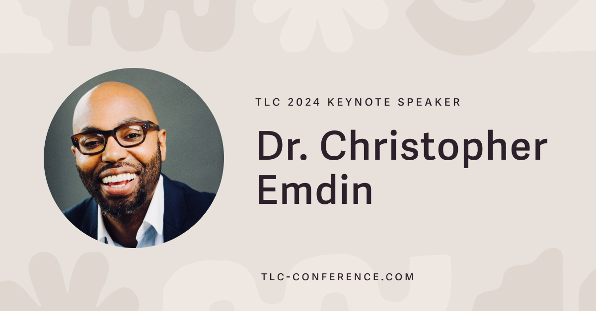 We are thrilled to announce that Dr. Emdin will be one of our #TLC2024 keynotes! @chrisemdin is the creator of the #HipHopEd movement, Science Genius BATTLES & the CREATE Accelerator. He has been named 1 of 27 people bridging divides in the US by Time. ow.ly/EB0N50RbNwI