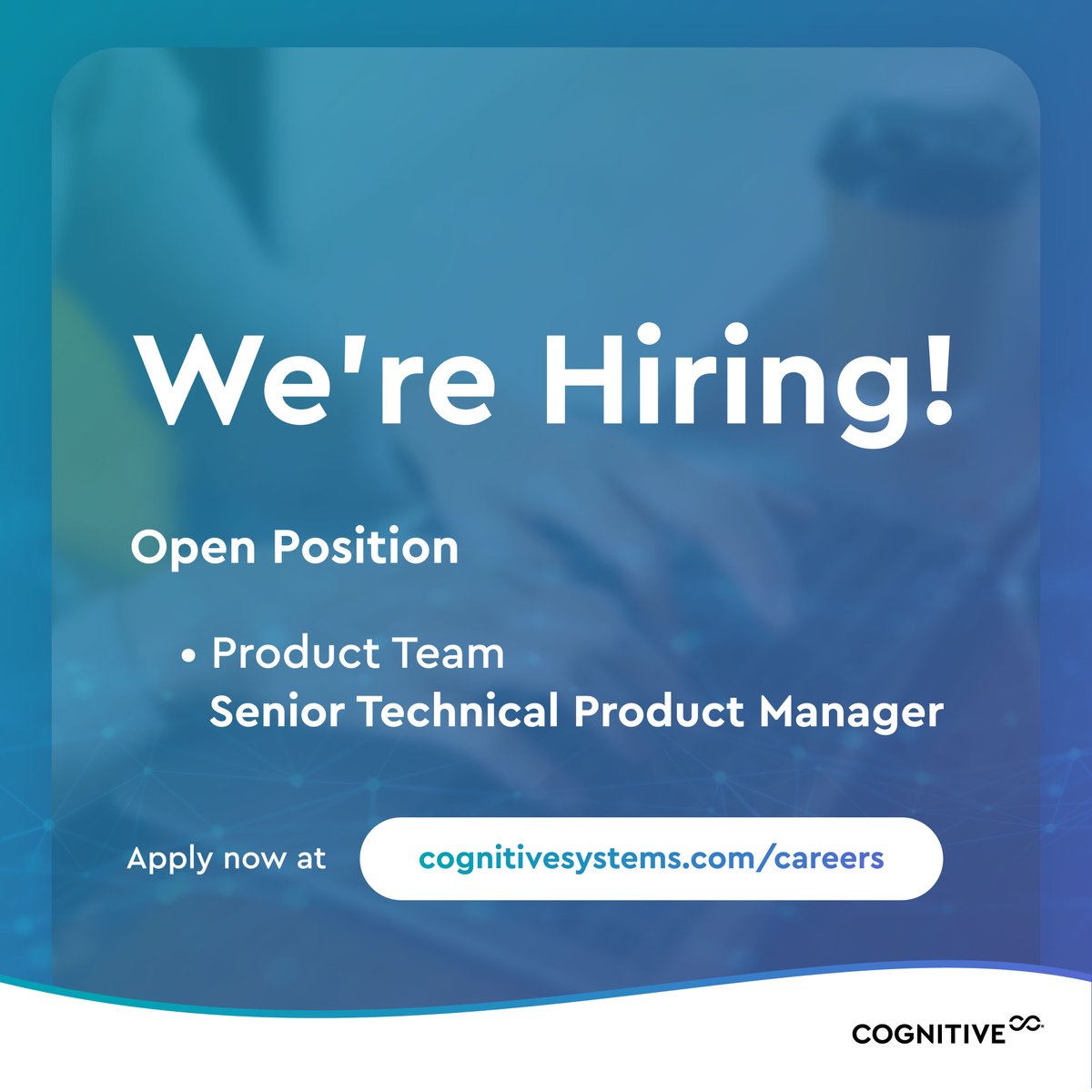 Are you motivated to innovate for a better world through technology? Join Cognitive Systems as Senior Technical Product Manager and drive Wi-Fi solutions that create positive change. Apply now: cognitivesystems.bamboohr.com/careers/11