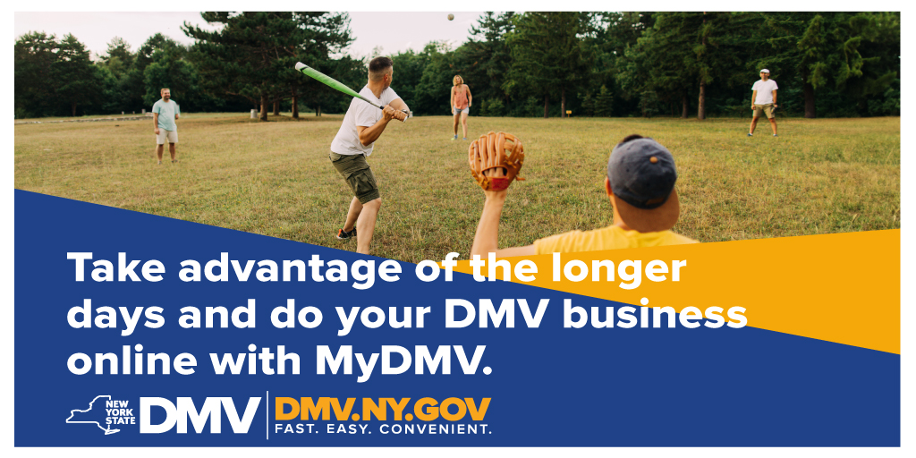 Sign up for MyDMV and get personalized, secure online services without the need to mail in forms or go to a DMV office. Change your address, check your license status, check your registration or order your driving record. Learn more here: dmv.ny.gov/mydmv/mydmv #NYSDMV