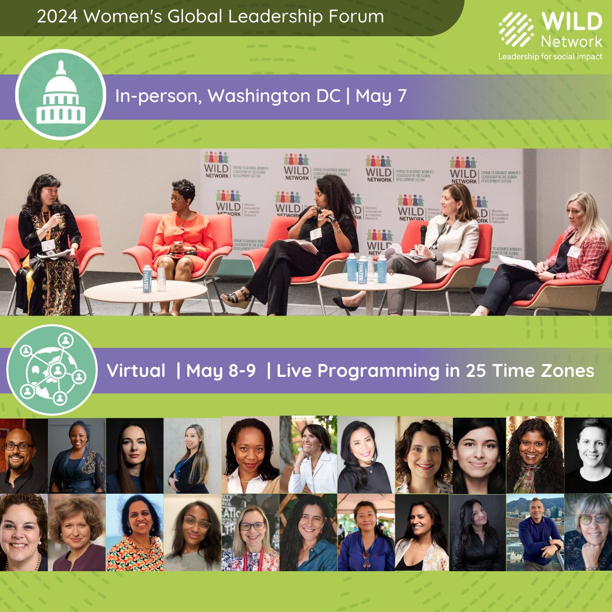 🌍Calling all global development, humanitarian, & social impact leaders! 14 days left before the WGLF event. Will you be part of the in-person action in Washington DC on May 7, or join us virtually from anywhere in the world on May 8-9?  Ticket link: tinyurl.com/3x6ztvbn